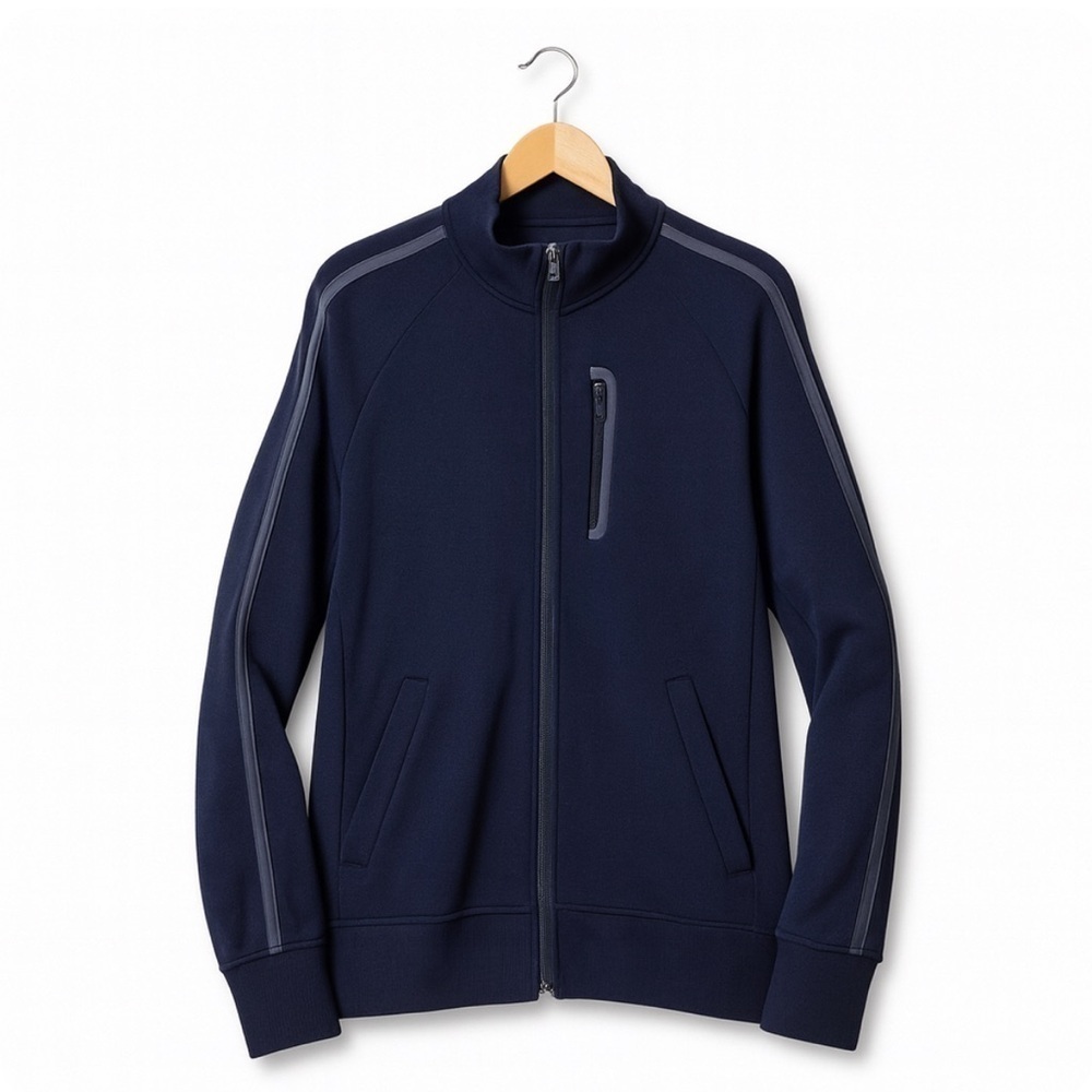 Lululemon Zip Up Track Kung Fu Jacket Men's Black Active Size Large